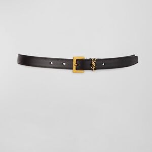 100% authentic Saint Laurent YSL Monogram Leather Belt never used no tags